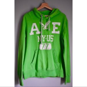 American Eagle Lime Green Hoodie
